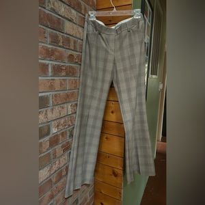 Express Editor Size 8 Plaid Print Pant.